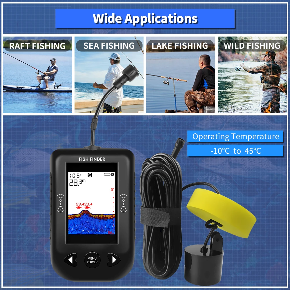 Erchang XF03 Fish Finders 45 D - Fishing Depth Finder ulasan dan harga