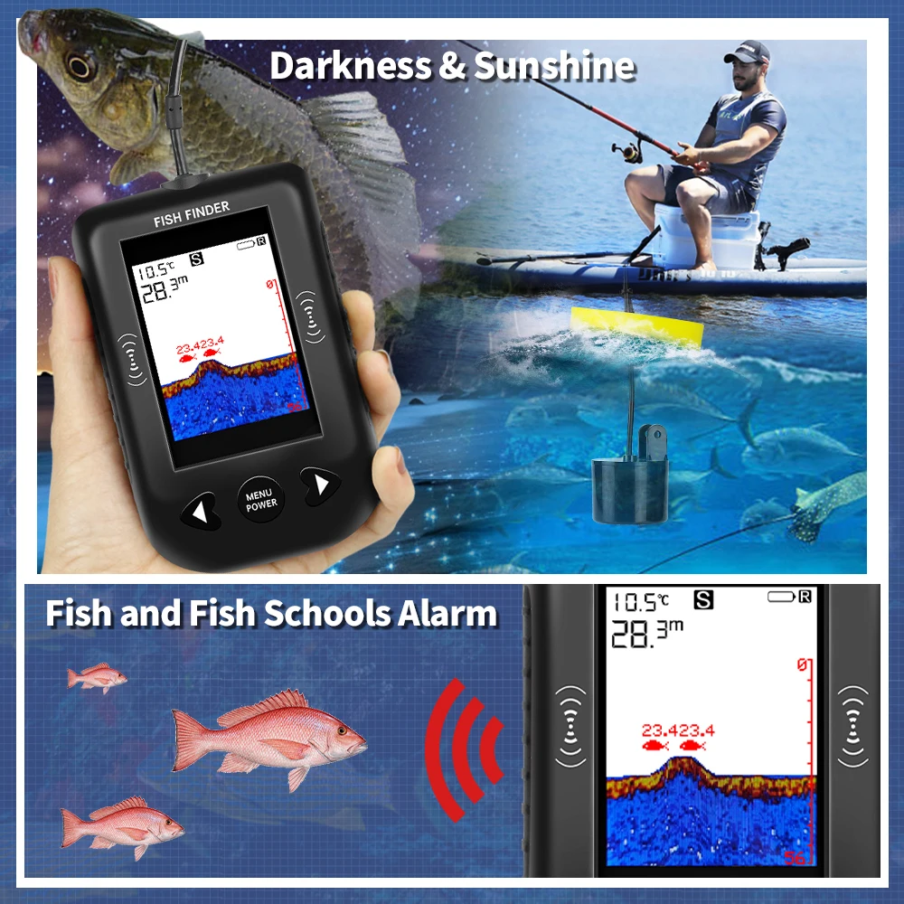 Erchang XF03 Fish Finders 45 D - Fishing Depth Finder ulasan dan harga