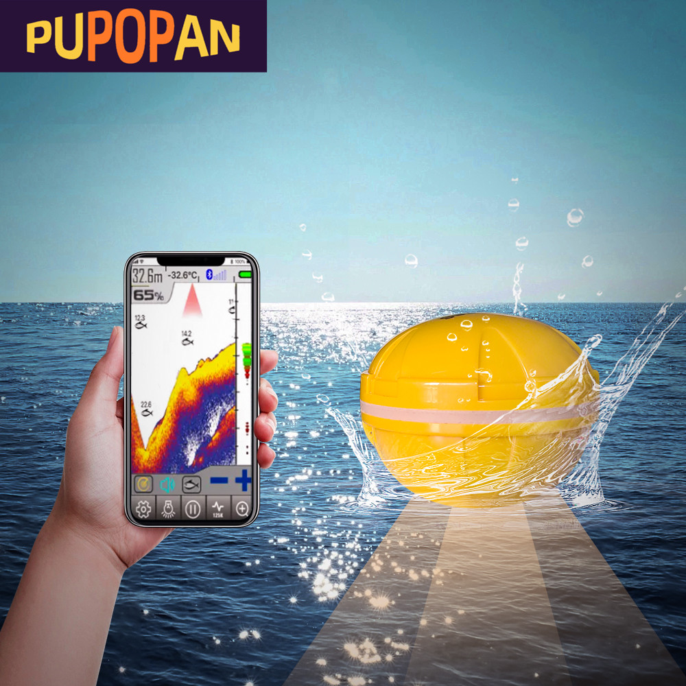 PUPOPAN 100M Brand New Smart P - Fishing Depth Finder ulasan dan harga