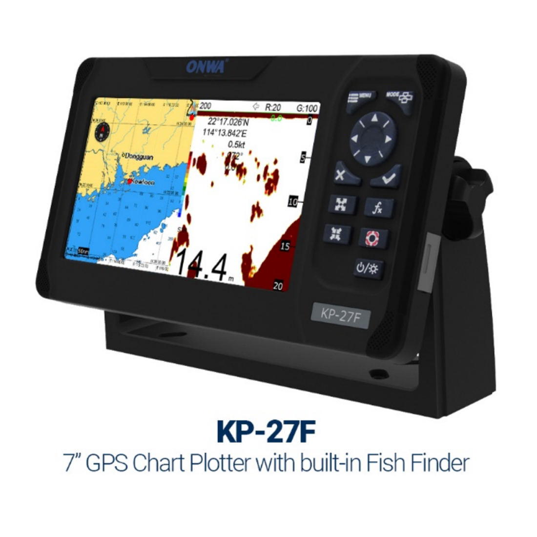 ONWA KP-27F 7-inch Marine GPS  - Fish Finder ulasan dan harga