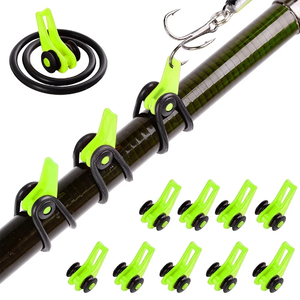 10pcs/lot Fishing Rod Pole Hoo - Fishing Depth Finder ulasan dan harga